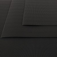 Картон гофрированный цветной CANSON, 300г/м2, лист 50х70см, 29 Черный; 10л./упак.