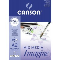 Альбом для графики Canson Imagine A2 мелкое зерно, 50 листов
