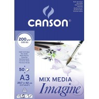 Альбом для графики Canson Imagine A3 мелкое зерно, 50 листов