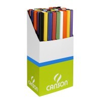 Набор 8 цветов бумаги Крафт CANSON, 65г/м2, рулоны 68х300см, 50 рулонов