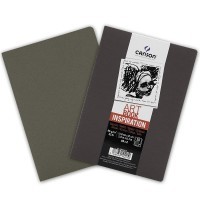 Набор 2 блокнота для графики, обложки для пастели черный/серый, CANSON Art Book Inspiration, 96г/м2, 14.8х21см, 30 листов