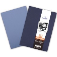 Набор 2 блокнота для графики, обложки для пастели индиго/голубой, CANSON Art Book Inspiration, 96г/м2, 21х29.7см, 36 листов
