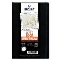 Блокнот в твердой обложке для зарисовок CANSON Art Book Universal, 96г/м2, 10.2х15.2см, 112 листов