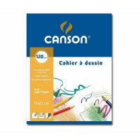 Cкетчбук ученический CANSON Cahier à Dessin, 120г/м2, 17x22см, 32л.