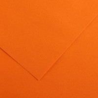 Бумага цветная CANSON Iris Vivaldi, 120г/м2, 50х65см, 09 Оранжевый; 25л./упак.