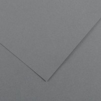Бумага цветная CANSON Iris Vivaldi, 120г/м2, 50х65см, 36 Серый темный; 25л./упак.