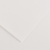 Бумага цветная CANSON Colorline, 150г/м2, 50х65см, 01 Белый; 25л./упак.