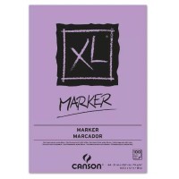 Альбом для маркера CANSON XL Marker, 70г/м2, 21х29.7см, Гладкая, склейка 100 листов