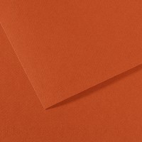 Бумага для пастели Mi-Teintes CANSON, 160г/м2, 50х65см, 130 Красная земля; 25л./упак.