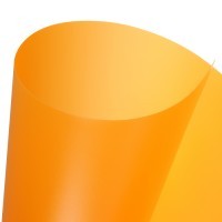 Пластик цветной CANSON, 455г/м2, 50х70см, Оранжевый мандарин; 10л./упак.