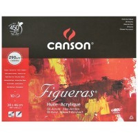 Альбом для масла CANSON Figueras, 290г/м2, 46х38см, фактура 