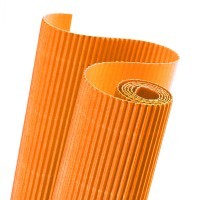 Картон гофрированный цветной CANSON, 300г/м2, рулон 50х70см, 58 Оранжеый; 10рул./упак.