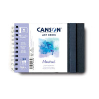 Скетчбук для акварели Montval CANSON 300г/м2 A5, мелк.зерно, 24л., спираль, тв.обложка