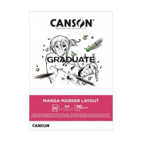 Альбом CANSON Graduate Manga Marker Layout 70г/м2 A4, 50л., склейка