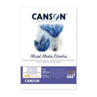 Альбом CANSON Essentia Mix Media, 250г/м2, А4, 30л., склейка