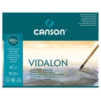 Альбом для акварели Vidalon CANSON 300г/м2, 32х41см, Снежное зерно, склейка 12 листов