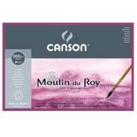 Блок для акварели Moulin du Roy CANSON, 300г/м2, 30.5х45.5см, Сатин, 20 листов