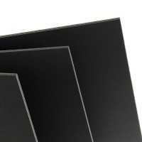 Пенокартон 5мм художественный черный CANSON Carton Plume, лист 50х70см, 25л./упак.