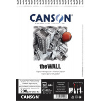 Альбом на спирали для маркера CANSON The Wall, 220г/м2, 21х31.4см, 30 листов