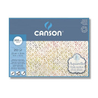 Блок для акварели CANSON CP Torchon, 300г/м2, 23х31см, 60% хлопок, 20л., склейка по 4 сторонам