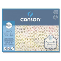 Блок для акварели CANSON CP Torchon, 300г/м2, 31х41см, 60% хлопок, 20л., склейка по 4 сторонам