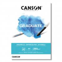 Альбом для акварели CANSON Graduate 250г/м2, A4, 20л., склейка