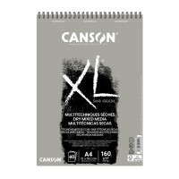 Альбом CANSON XL Sand Grain Natural, 160г/м2, A4, серый, 40л., на спирали