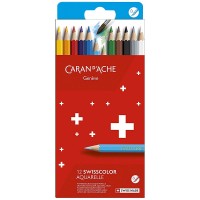 Набор карандашей акварельных Caran d’Ache Swisscolor, 12цв. (карт.коробка)