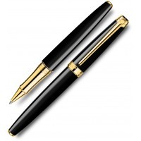 Ручка роллер Carandache Leman Ebony black lacquered GP