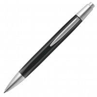 Ручка шариковая Carandache Office Alchemix Rubber/Matt Chrome M синие чернила