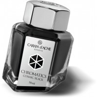 Флакон с чернилами Carandache Chromatics Cosmic black чернила 50мл