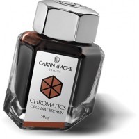 Флакон с чернилами Carandache Chromatics Organic brown чернила 50мл