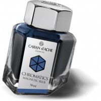 Флакон с чернилами Carandache Chromatics Magnetic blue чернила 50мл