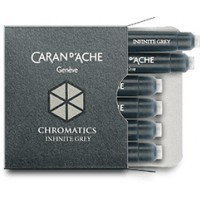 Картридж Carandache Chromatics Infinite grey чернила для ручек перьевых (6шт)