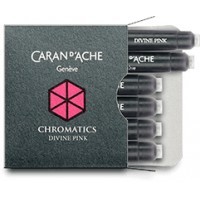 Картридж Carandache Chromatics Divine pink чернила для ручек перьевых (6шт)