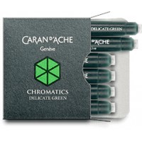 Картридж Carandache Chromatics Delicate green чернила для ручек перьевых (6шт)