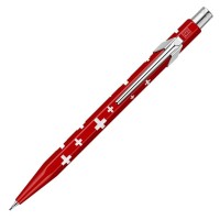 Карандаш механический Caran d’Ache Classic 849 Swiss Flag 0.7мм, красный с белым