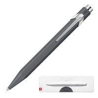 Ручка-роллер Caran d’Ache 849 Grey 0.7мм, черные чернила (метал. коробка)