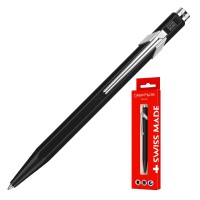 Ручка шариковая Caran d’Ache Classic 849 Black, черный корпус (блистер)