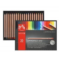 Набор карандашей цветных Caran d’Ache Luminance, 20цв.