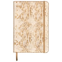 Записная книжка `Celestial Gold` A5 90г/м2 в линейку, 72л. кожа, Clairefontaine