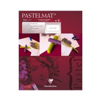 Альбом для пастели `Pastelmat 3` 24х30см 360г/м2 белый, 12л., велюр, Clairefontaine, склейка