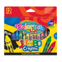 Восковые мелки  Colorino Jumbo 12 цветов 