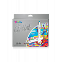 Набор маркеров двухсторонних для эскизов COLORINO `Artist`, 12 цветов +92 бонуса
