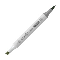 Маркер спиртовой двухсторонний COPIC Ciao, YG63 Зеленый горох