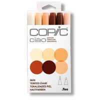 Набор маркеров COPIC Ciao `Skin`, 6цв.