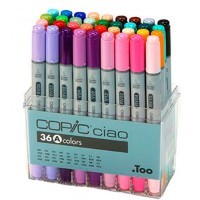 Набор маркеров COPIC CIAO  Set A, 36 цветов