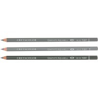 Набор из 3 акварельных чернографитовых карандашей в блистере