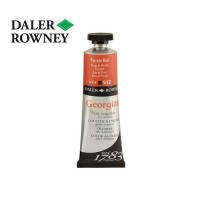 Краска масляная Daler-Rowney GEORGIAN 38мл, 512 Красный пиррол
