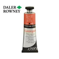 Краска масляная Daler-Rowney GEORGIAN 75мл, 512 Красный пиррол